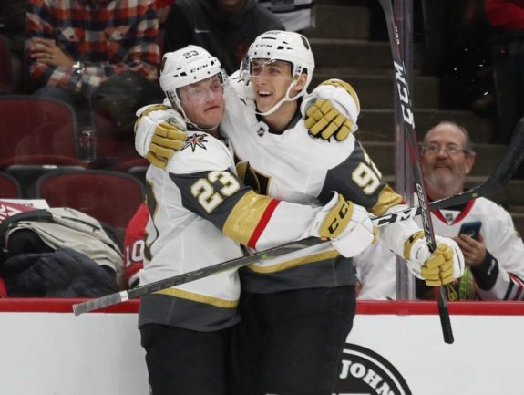 Carr and Nosek Golden Knights