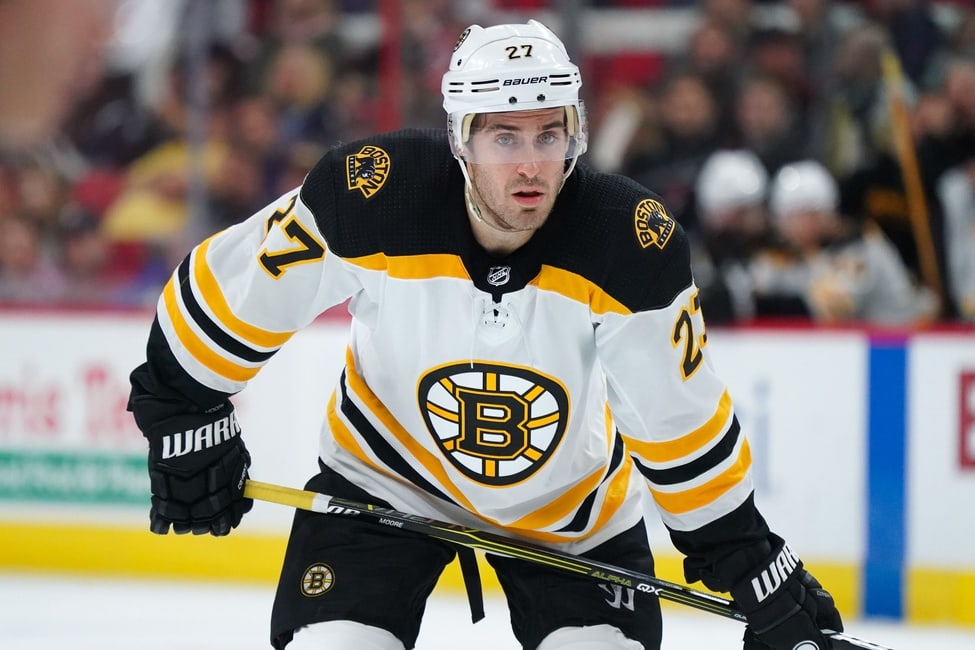 John Moore's Late Goal Lifts Bruins Over Canadiens - The Hockey Writers ...