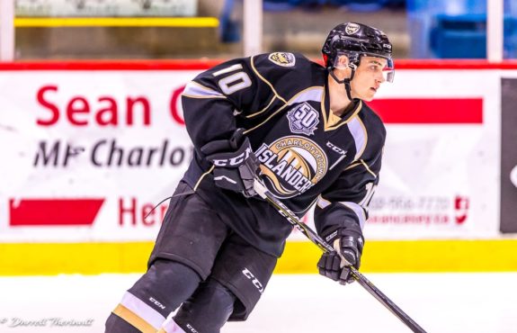 Brett Budgell of the Charlottetown Islanders