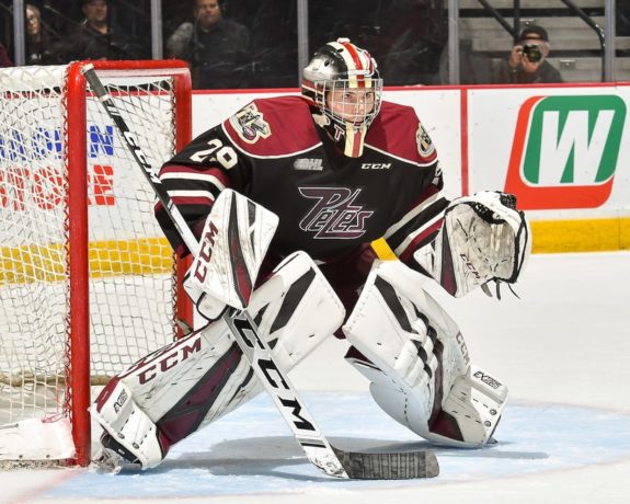 Hunter Jones of the Peterborough Petes