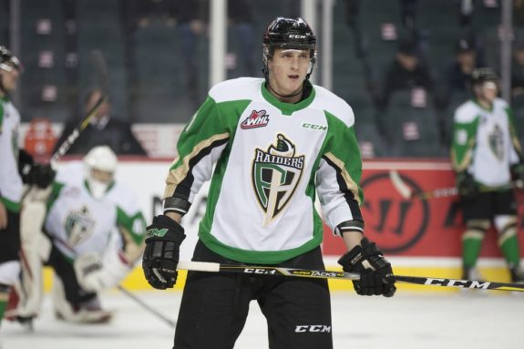 Aliaksei Protas of the Prince Albert Raiders