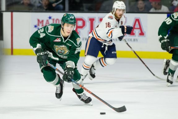 Gianni Fairbrother of the Everett Silvertips