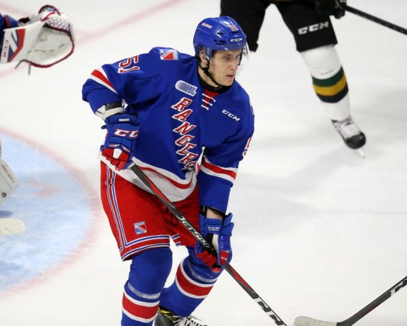 Michael Vukojevic of the Kitchener Rangers