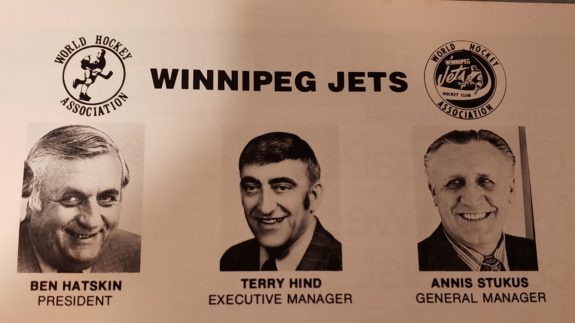 Winnipeg Jets WHA owner Ben Hatskin