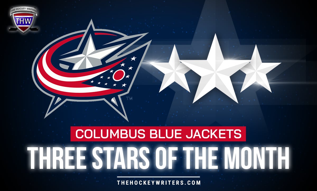 Three Stars of the Month Columbus Blue Jackets, February 2021.