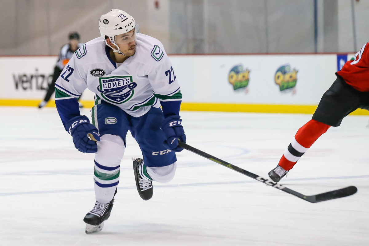 Jett Woo Utica Comets