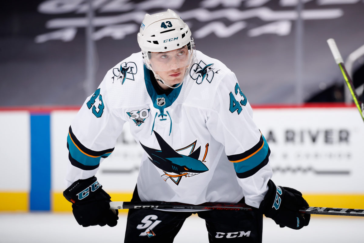 San Jose Sharks Prospect Leonard Facing Tough Battle to Keep a Roster Spot