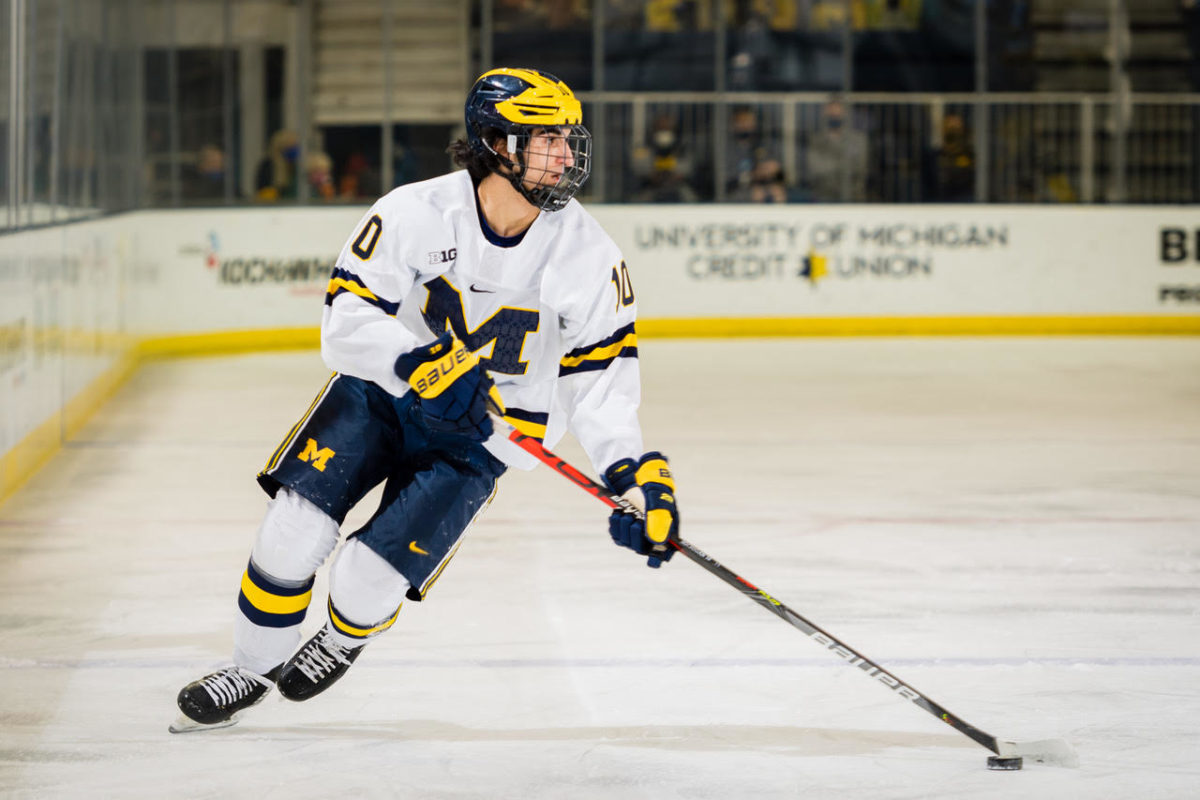 Matthew Beniers, Michigan Wolverines Seattle Kraken