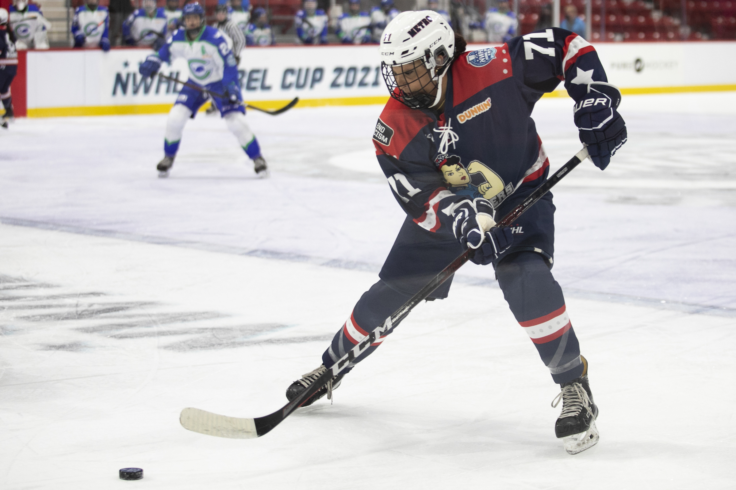 Riveters' Saroya Tinker Is Dedicated and Wants to Grow the Sport