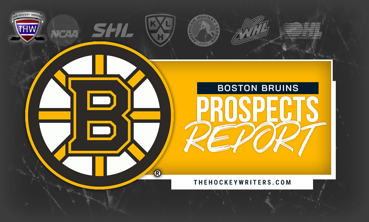 Bruins Prospects Report: Lysell, Ahcan, Harrison, Poitras & More