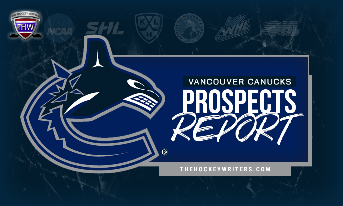 Canucks Prospects Report: Rathbone, Gadjovich, Jasek, Comets & More