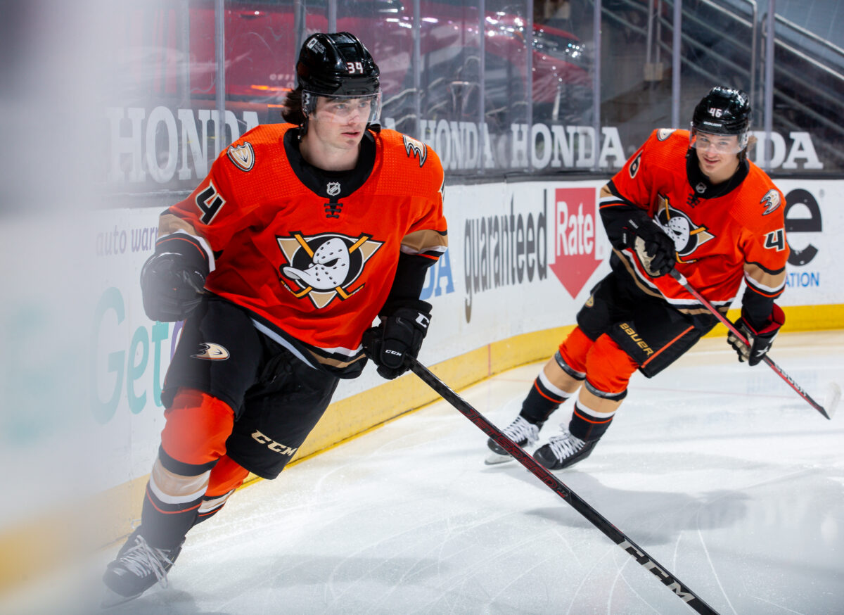 Jamie Drysdale Trevor Zegras Anaheim Ducks-5 Ducks are Bringing Big Value in the 2021-22 Season