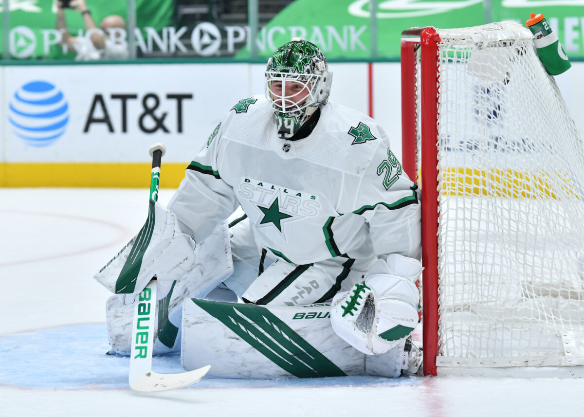 Jake Oettinger Dallas Stars- Stars' Storylines to Watch for at 2021-22 Training Camp