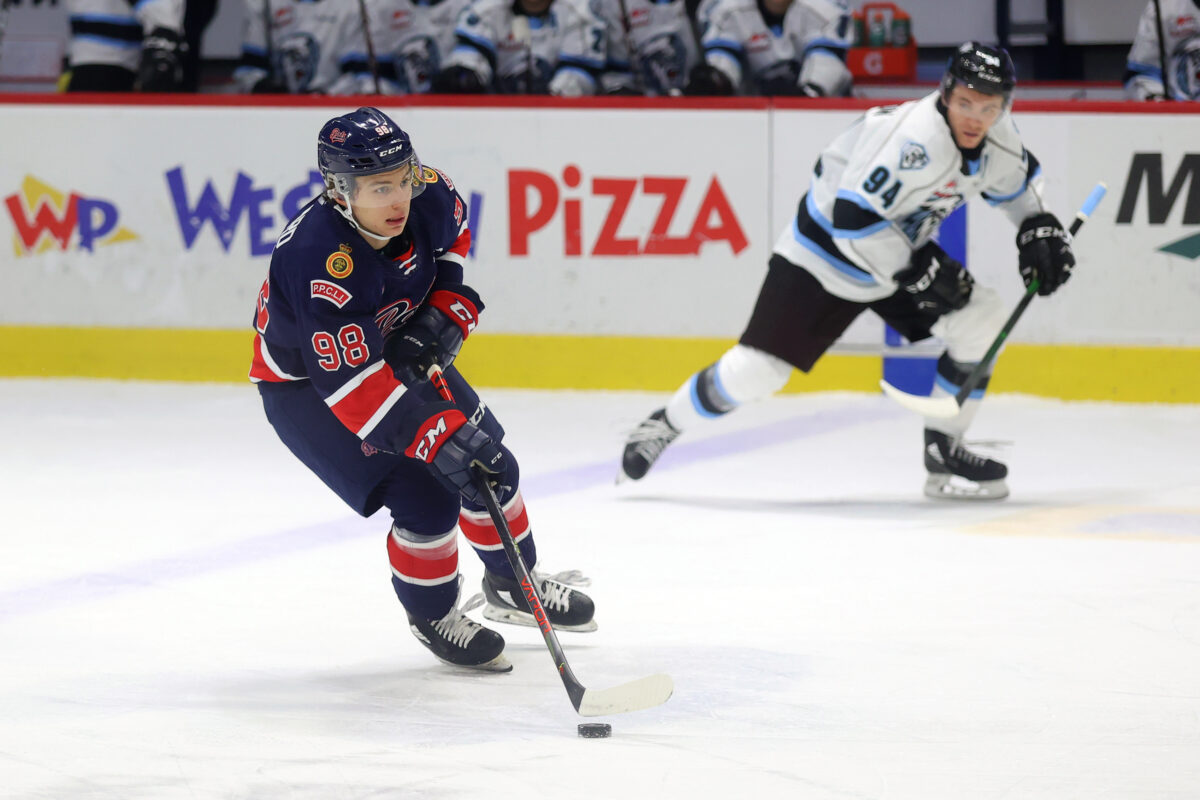 2023 draft eligible Connor Bedard of the Regina Pats