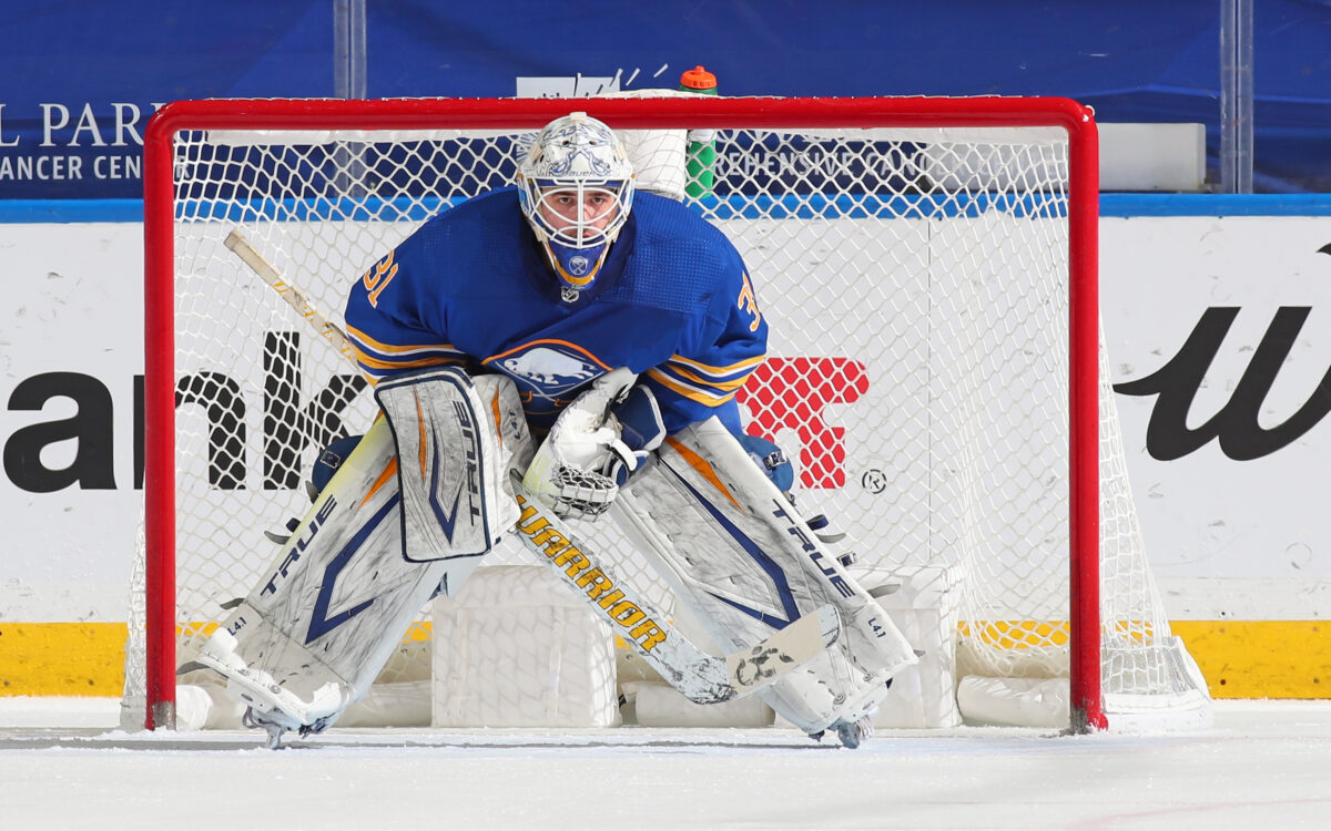 Buffalo Sabres 2021-22 Player Report Card: Dustin Tokarski - The Hockey ...