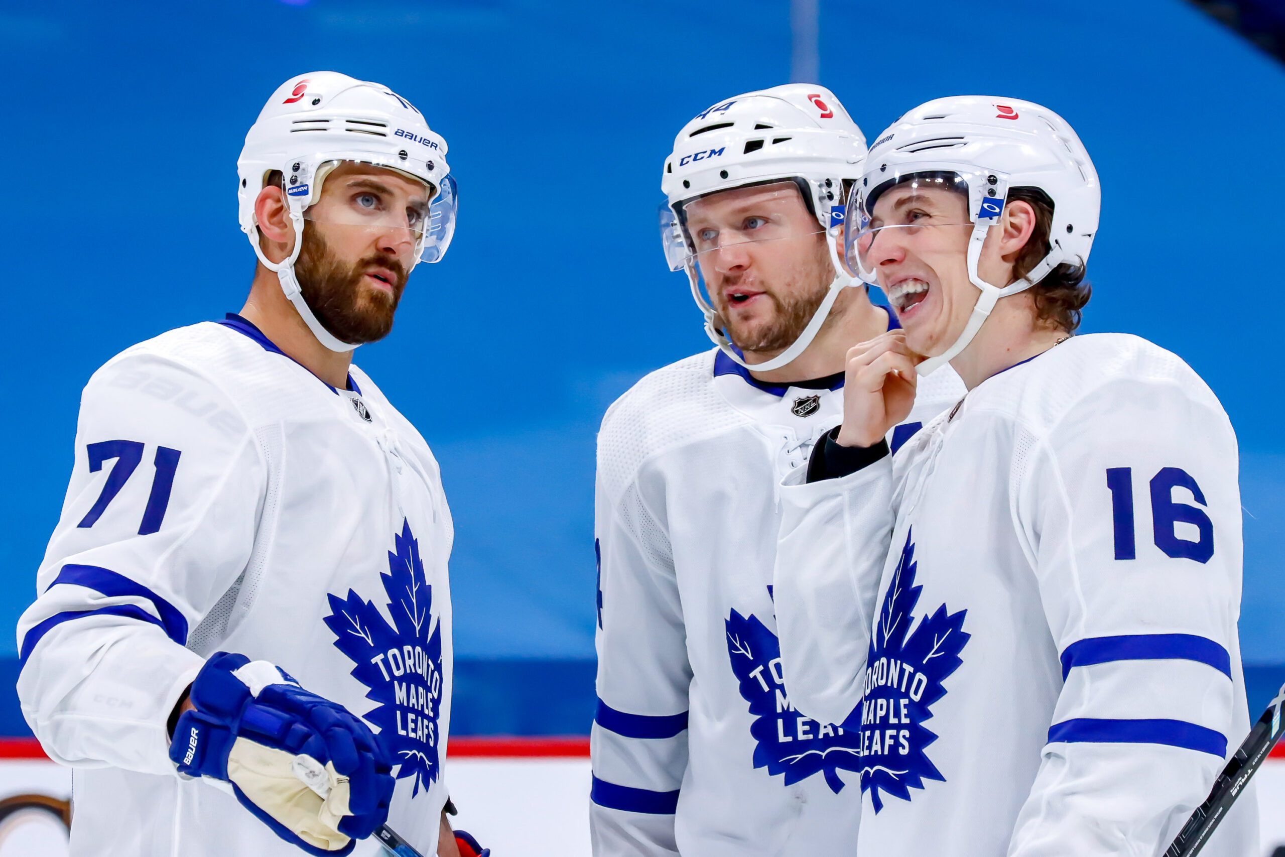 Nick Foligno Morgan Rielly Mitchell Marner Toronto Maple Leafs