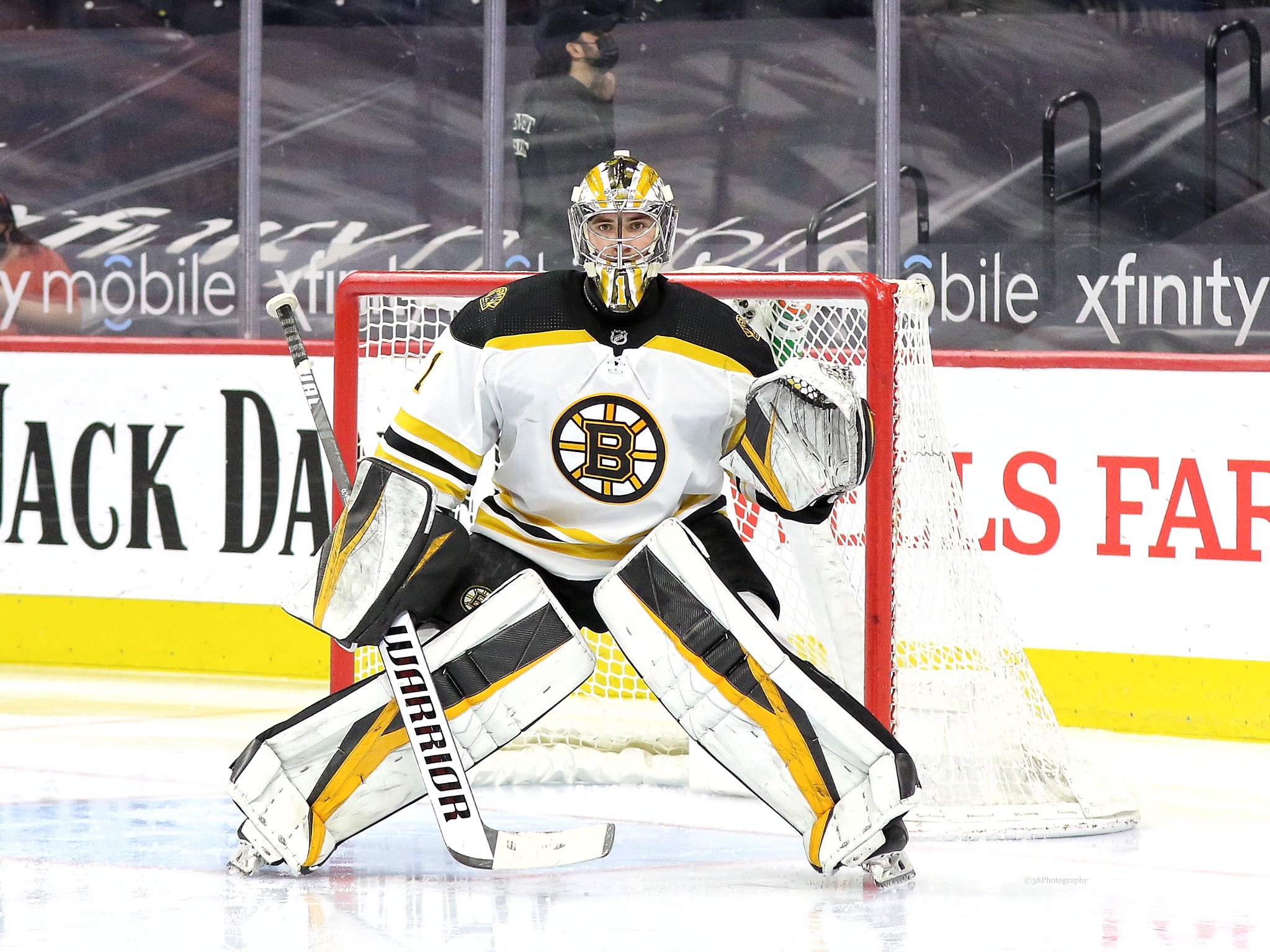 Boston Bruins Jeremy Swayman GIF - Boston Bruins Jeremy Swayman