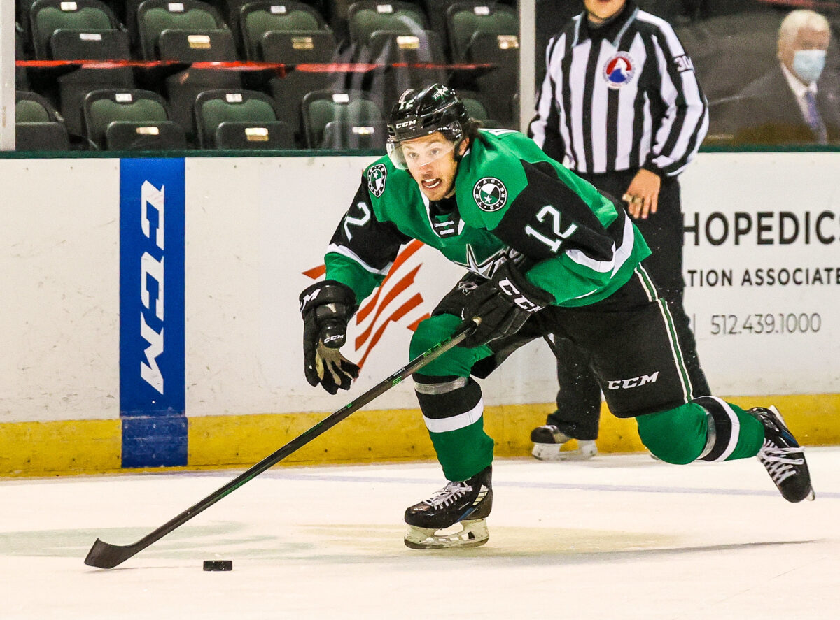 Riley Damiani Texas Stars-Stars' Damiani & Harley Continue to Impress at Development Camp