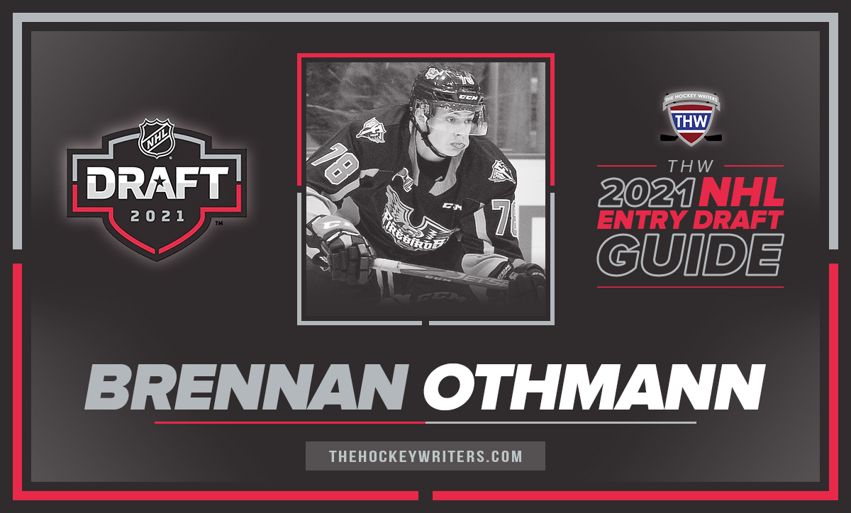 Rangers' 2021 first-round pick Brennan Othmann swaps OHL teams