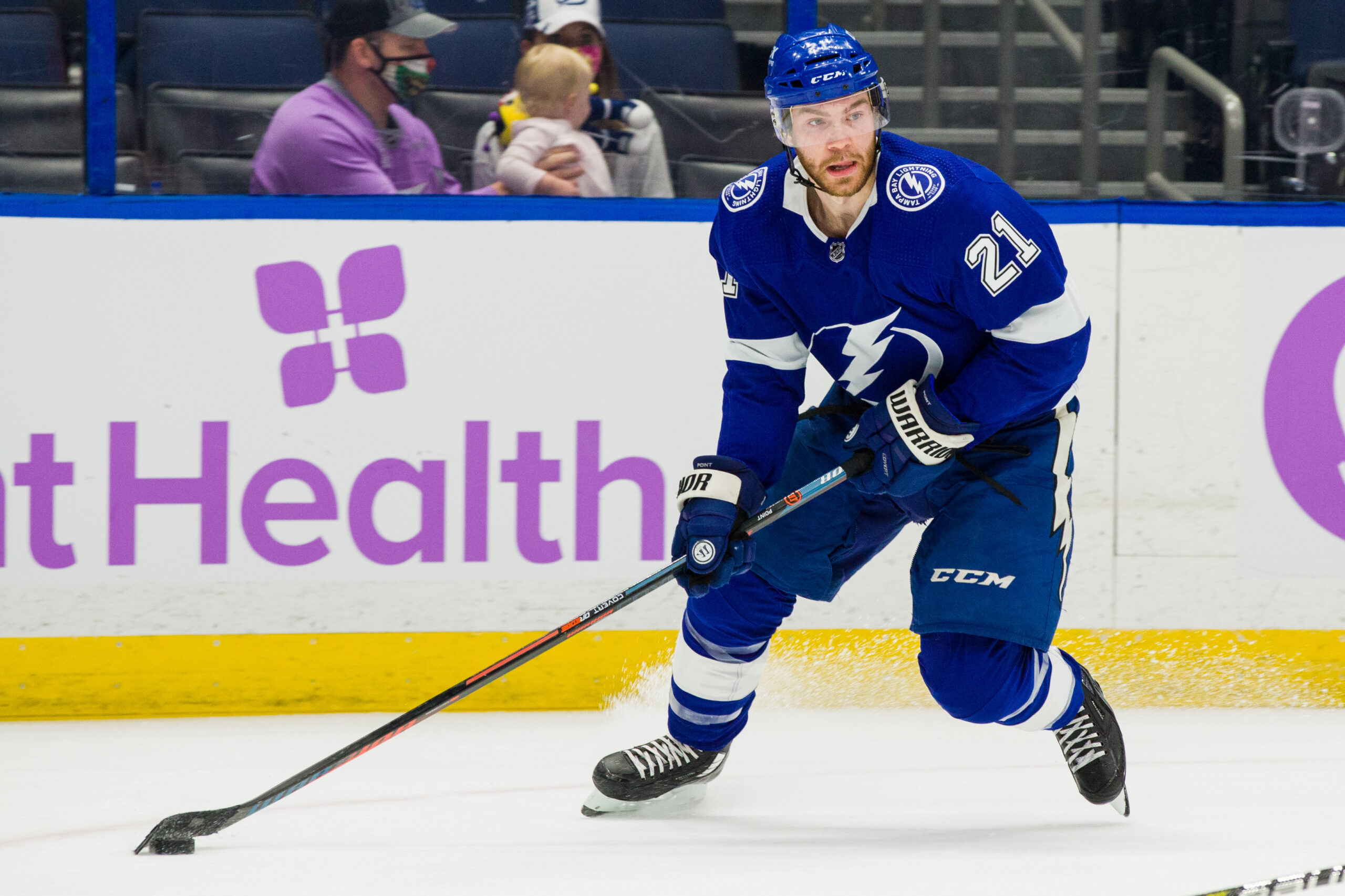 Lightning Aren't Getting Enough From Point to Start the 2021-22 Season