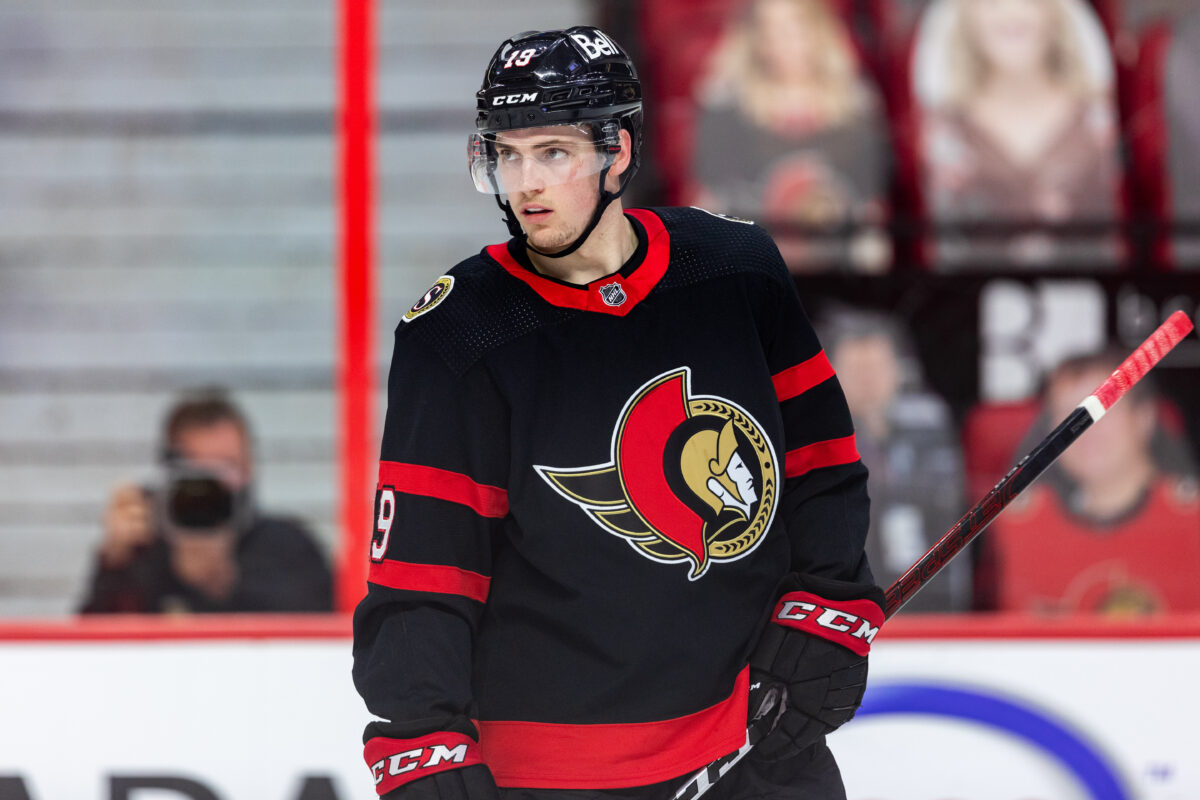 Drake Batherson Ottawa Senators-Ottawa Senators' Top 3 Players Through Midway Point of 2021-21