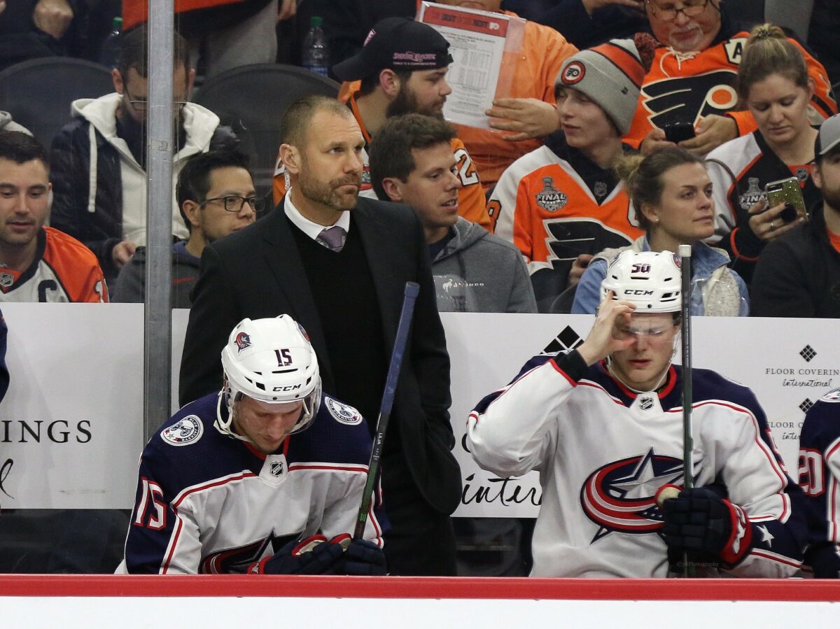 Brad Larsen Columbus Blue Jackets