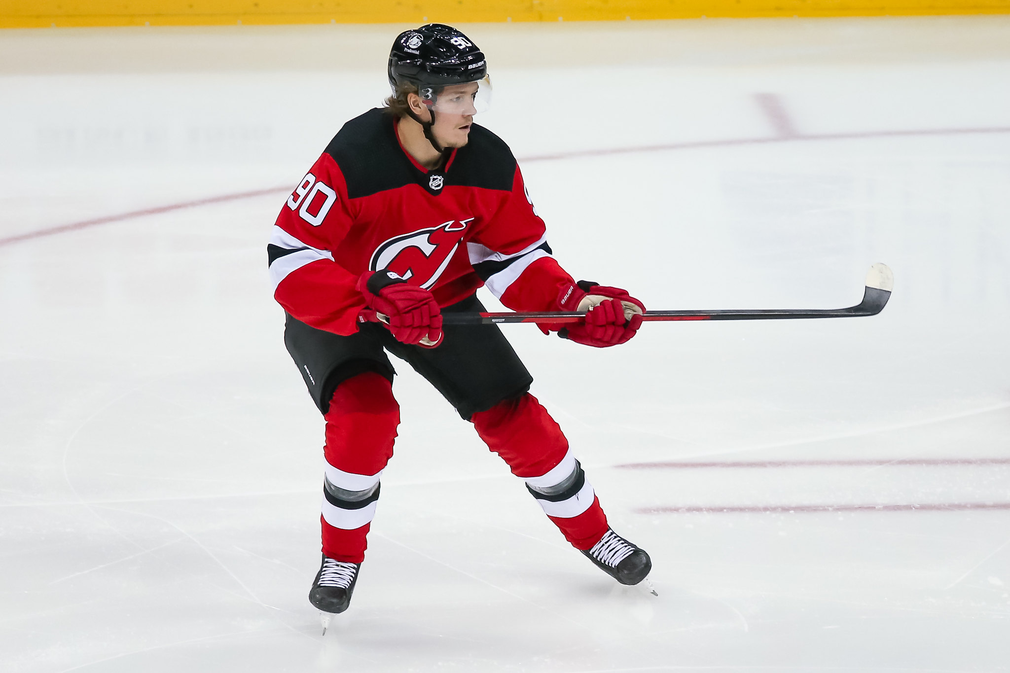 Devils' Miles Wood looks quick (and healthy) in preseason home