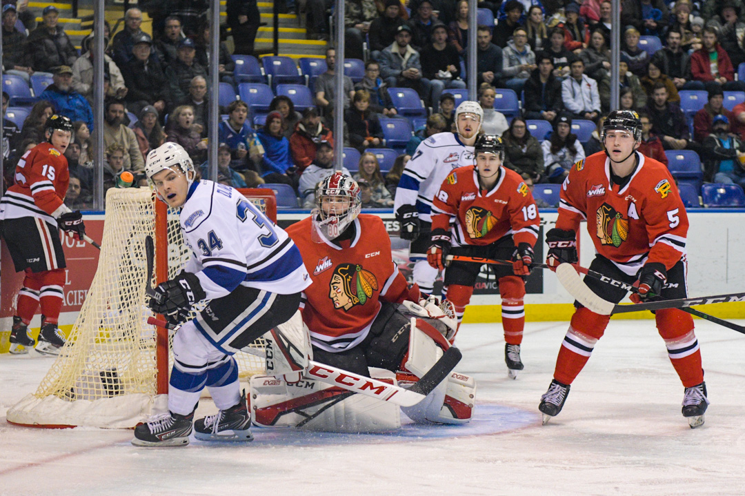 Tyson Kozak Matthew Quigley Joel Hofer Kaid Oliver Victoria Royals Portland Winterhawks