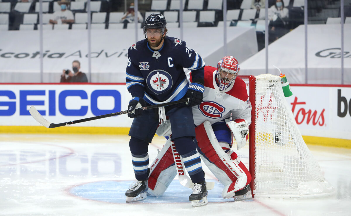 Blake Wheeler Winnipeg Jets Carey Price Montreal Canadiens