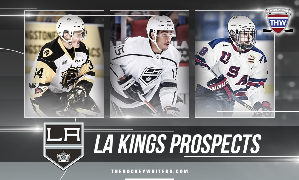 LA Kings Prospects Quinton Byfield, Alex Turcotte, Arthur Kaliyev