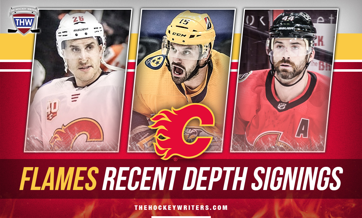 Calgary Flames Recent Depth Signings Brad Richardson, Michael Stone and Erik Gudbranson