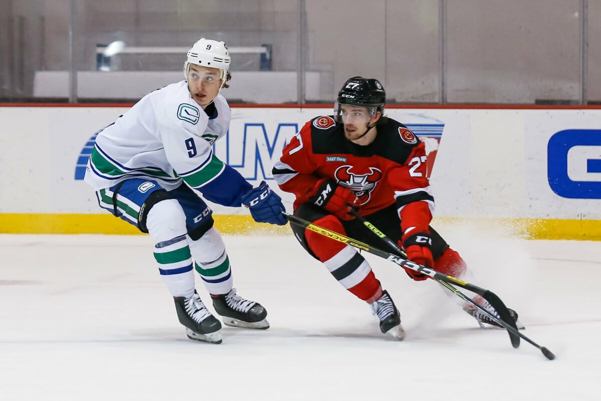 Lukas Jasek Utica Comets Marian Studenic Binghamton Devils