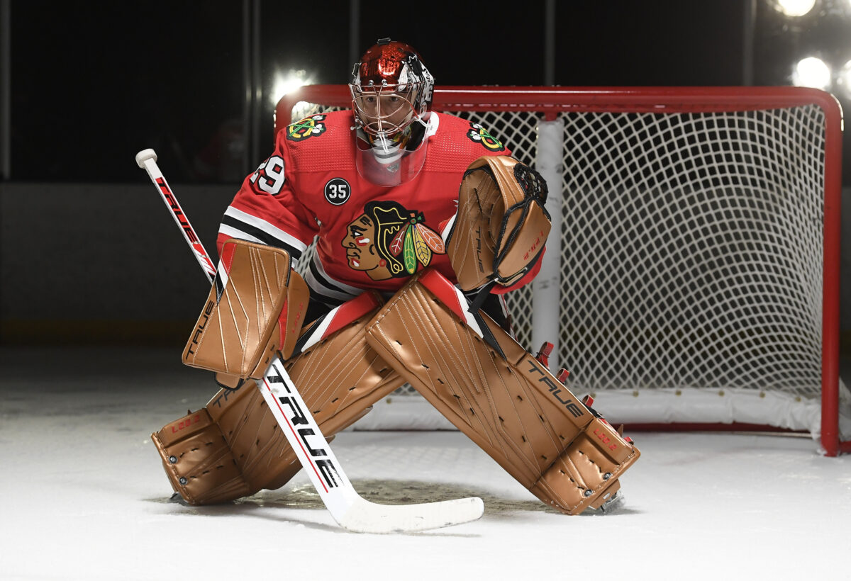 Marc-Andre Fleury's name misspelled on Chicago Blackhawks jersey