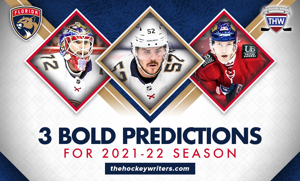 3 Bold Predictions for Florida Panthers 2021-22 season Sergei Bobrovsky, Anton Lundell, and MacKenzie Weegar