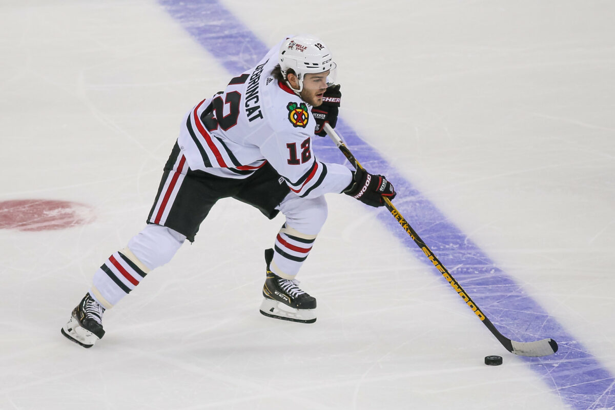 Alex DeBrincat, former Chicago Blackhawk