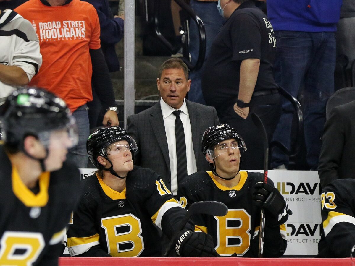 Bruce Cassidy, head coach of the Boston Bruins