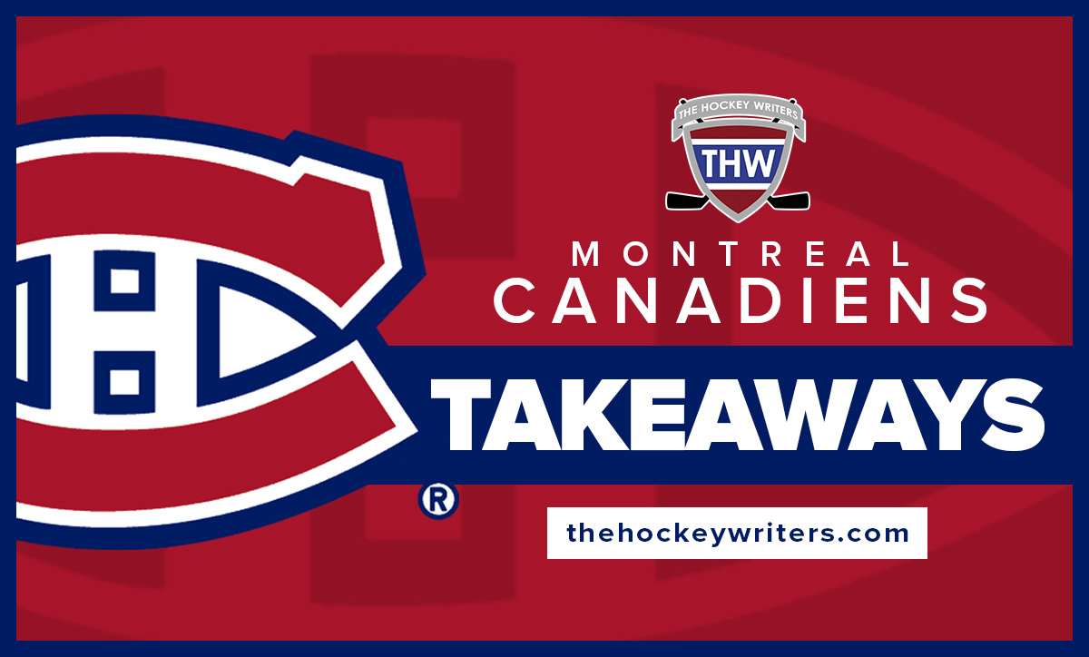 Montreal Canadiens takeaways (The Hockey Writers)