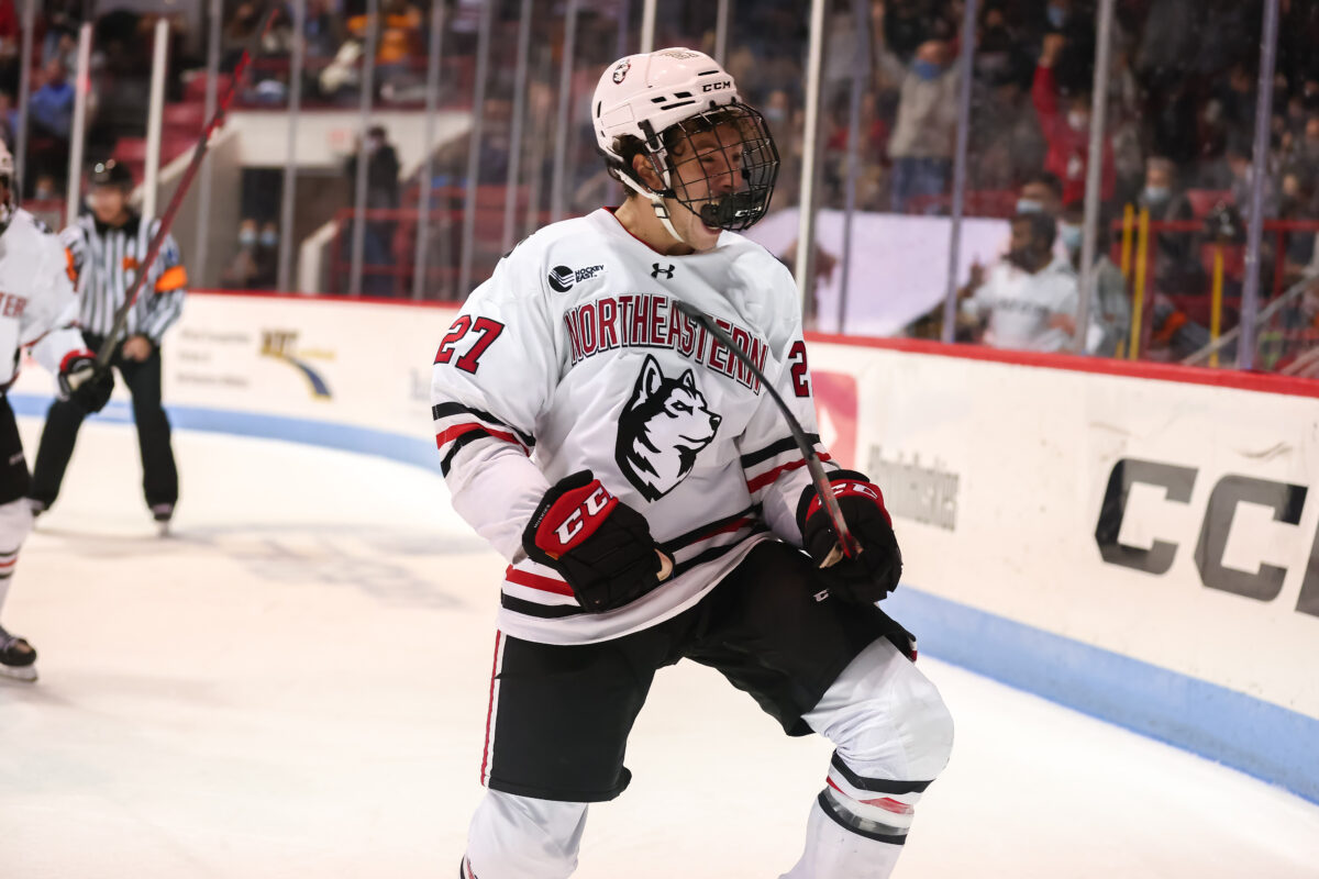 Jack Hughes Northeastern Huskies