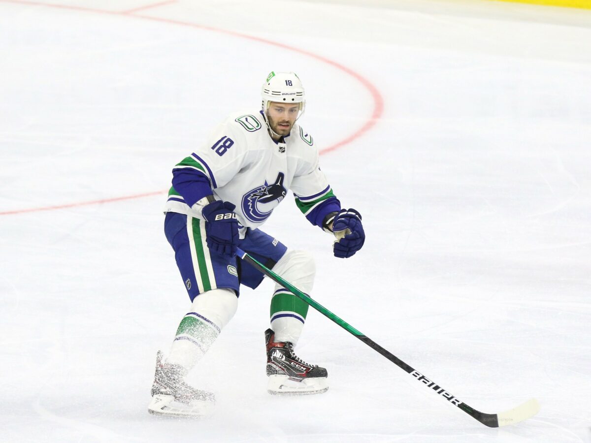 Jason Dickinson, former Vancouver Canuck