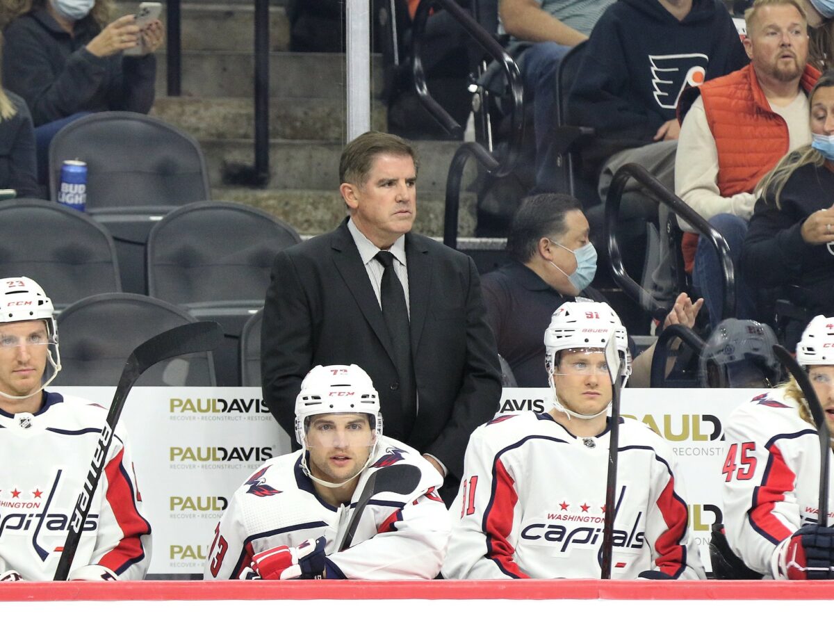 Head coach Peter Laviolette, Washington Capitals