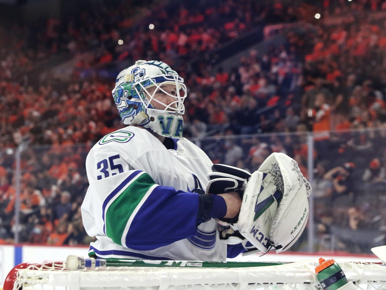 Thatcher Demko's Injury Clouds Canucks’ Playoff Hopes - The Hockey ...