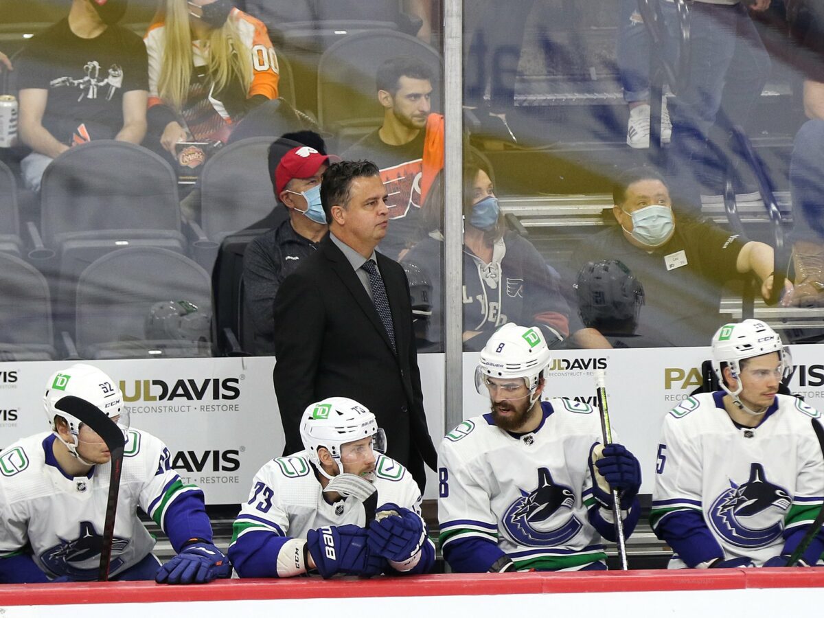 Travis Green, head coach of the Vancouver Canucks