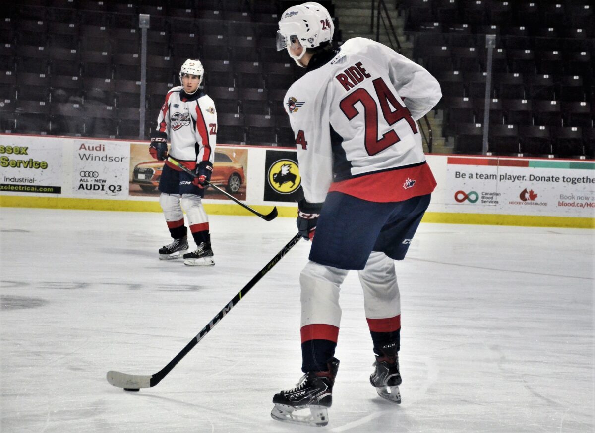 Nicholas DeAngelis and Bronson Ride, Windsor Spitfires