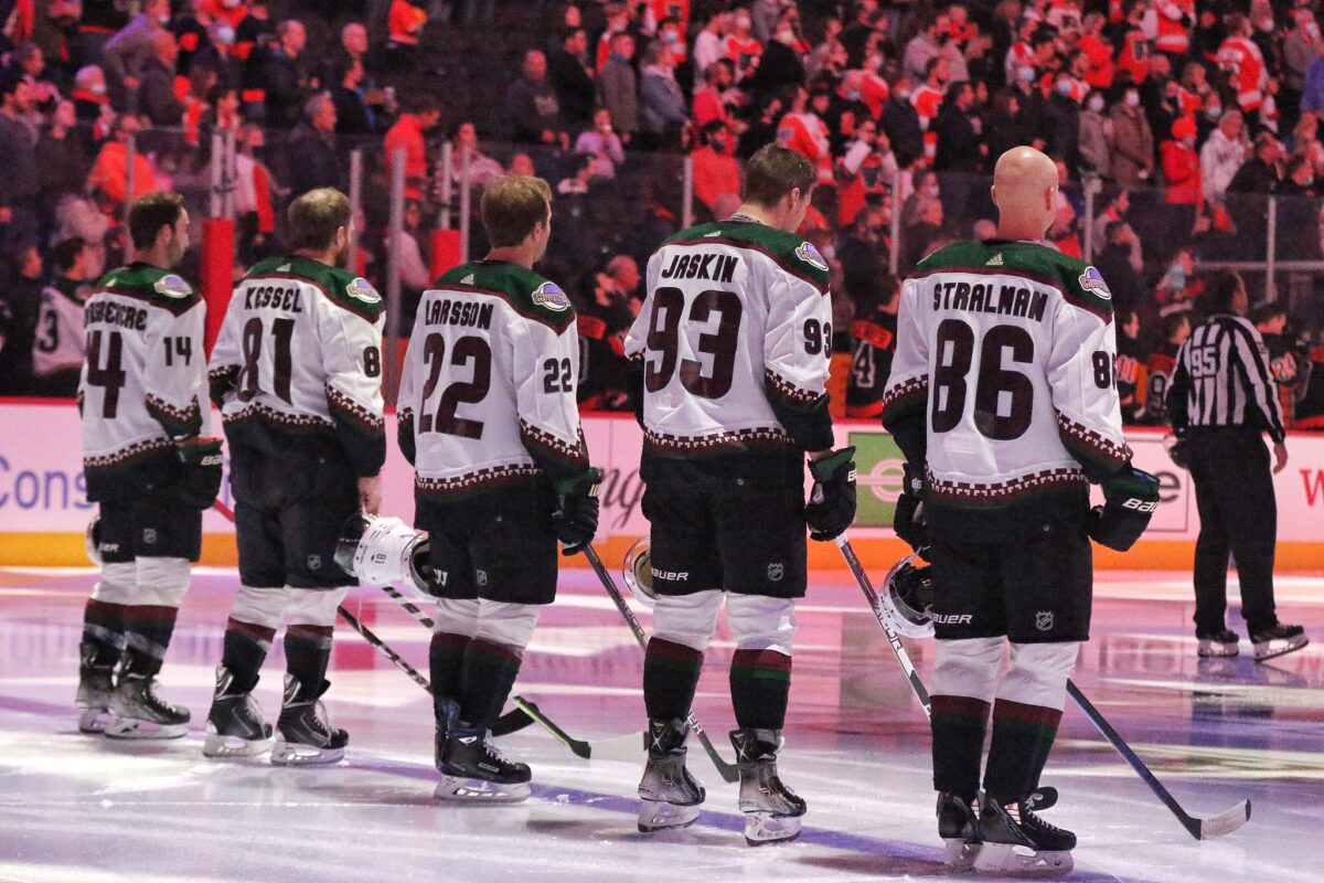 Stralman, Jaskin, Larsson, Kessel and Gostisbehere Arizona Coyotes