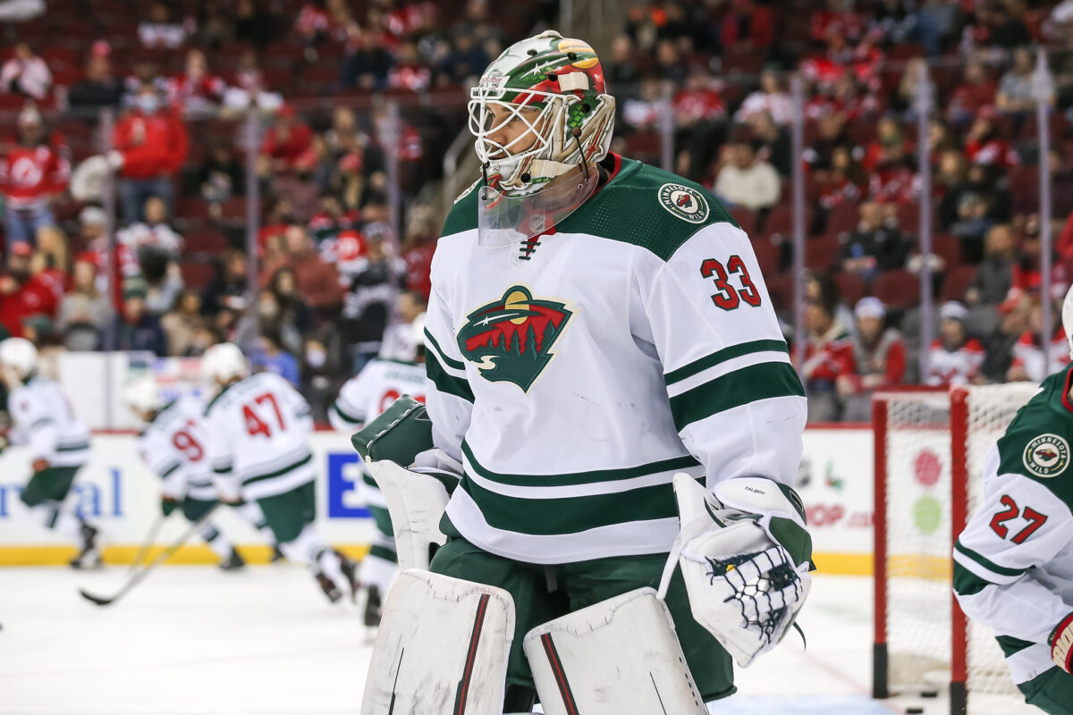 Cam Talbot Minnesota Wild-Wild's Kaprizov, Boldy & Fiala Help Secure Win Over Ducks