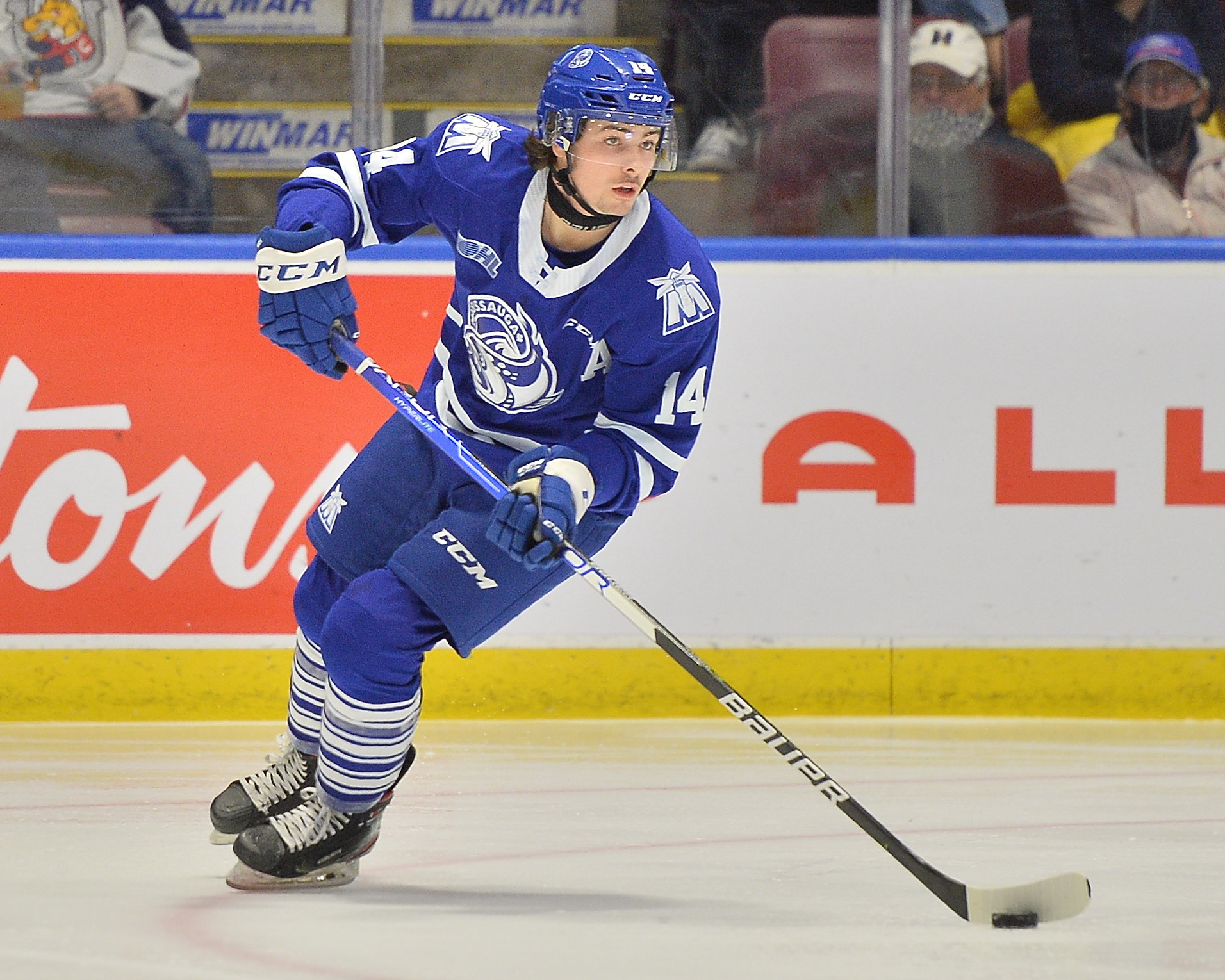 Exemplary ways of Mississauga Steelheads stop at the ticket gate