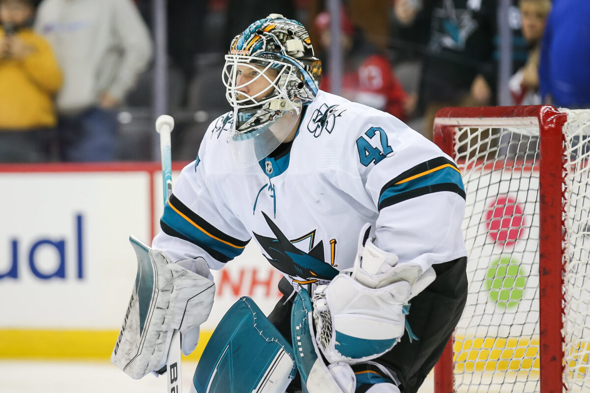 James Reimer San Jose Sharks-Oilers Have 3 Good Options if They Want to Move Koskinen