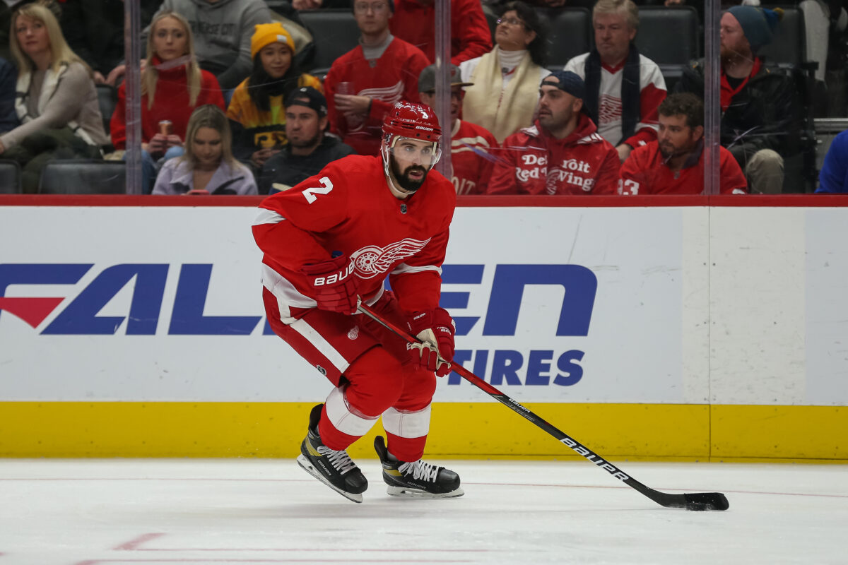 Nick Leddy of the Detroit Red Wings