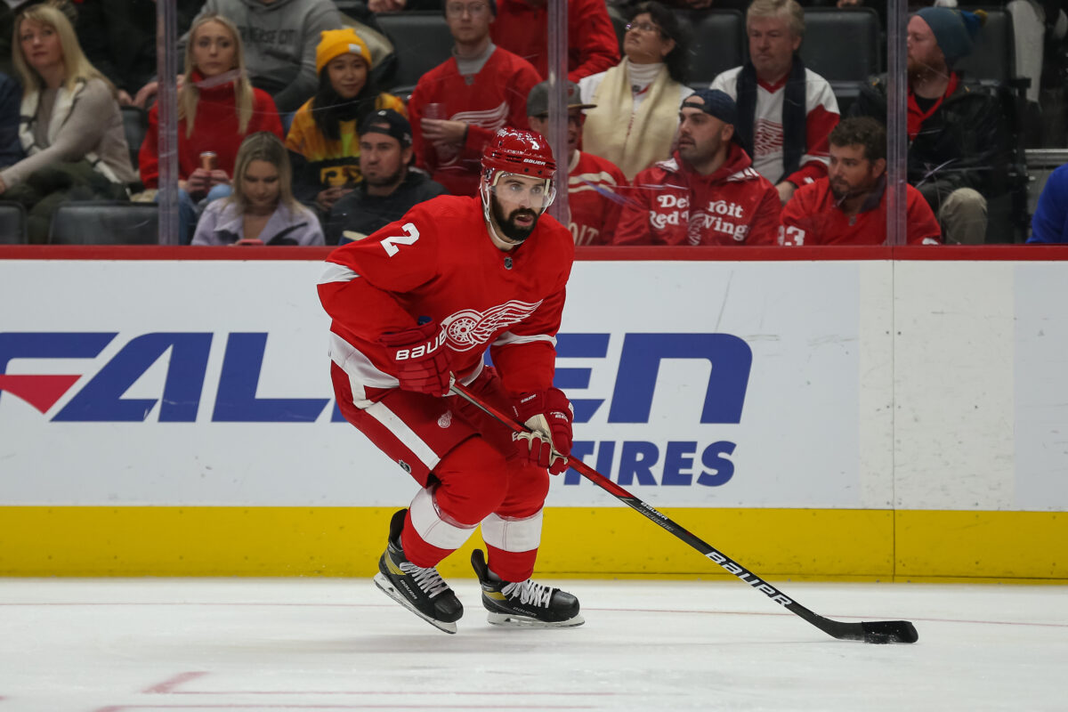 Detroit Red Wings defenseman Nick Leddy