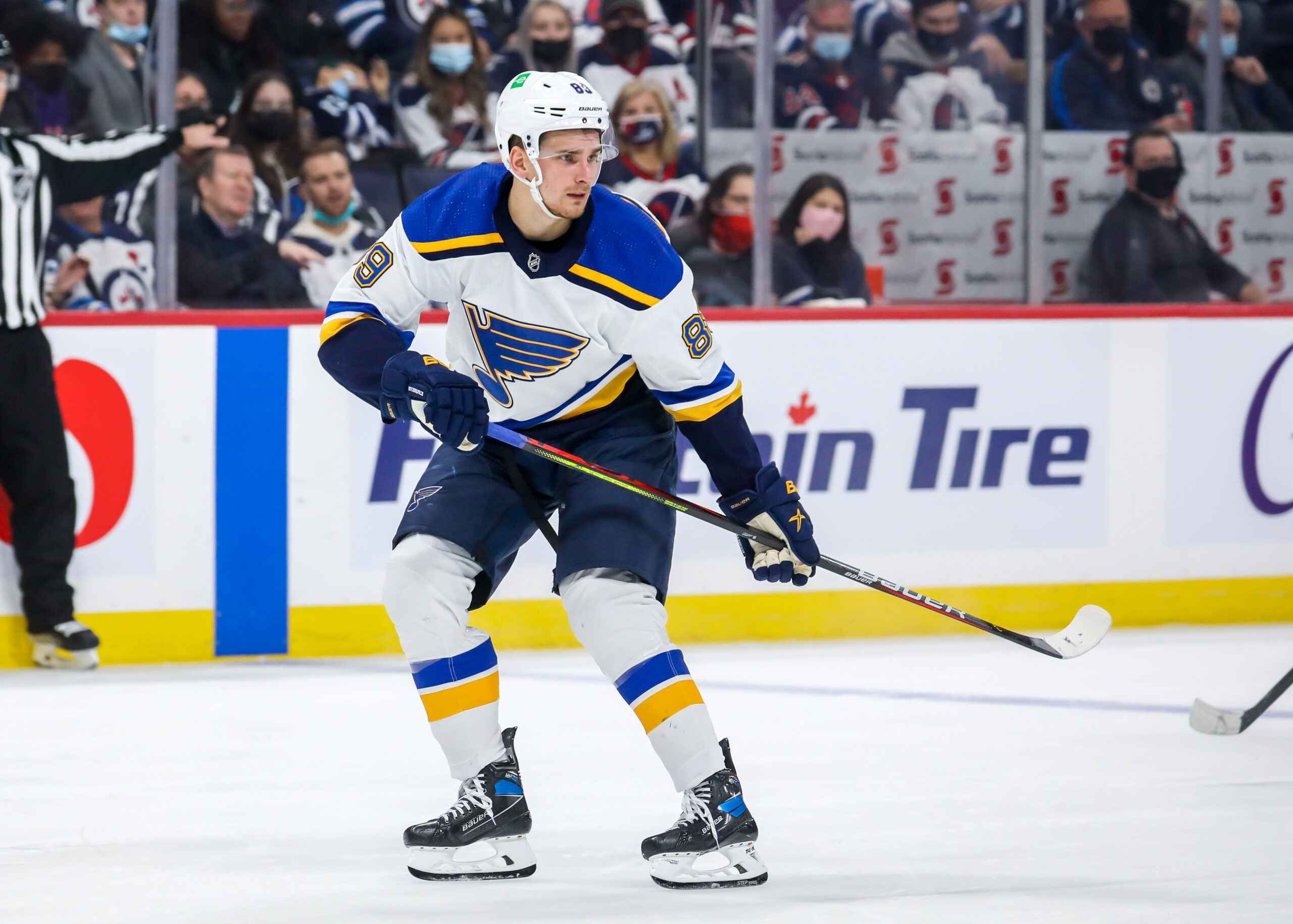 Blues' Pavel Buchnevich suspended 2 games for headbutting